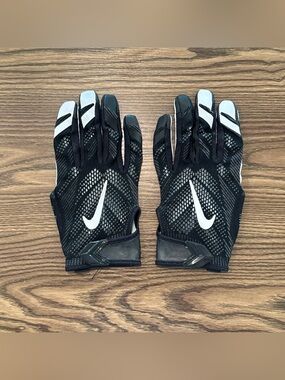 Size 2XL Nike Vapor Knit Hydragrip Receiver DB Gloves Black/White PGF409-010